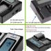 EN-EL15 EN-EL15A Dual LCD Battery Charger for Nikon DSLR D810, D750, D7200, D7100, D7000, D800E, D800, D610, D600, Nikon 1 V1 Digital Cameras 