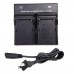 Double Twin AC Battery Charger Sony NPF330 NP-F530 NP-F550 NP-F570 NP-F770 NP-F970 DSR-PD100AP DSR-PD150 DSR-PD150P DSR-PD170 DSR-PD170P DSR-PD190P HVR-M10P HVR-M10U